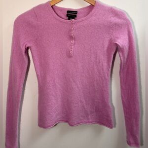 Mercer&Madison Women’s S 100% Cashmere Pink Longsleeve